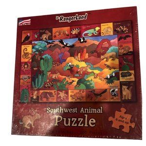Southwest Animal Puzzle, Desert Jigsaw 200 pcs, 13 x‎ 19 inches, NEW